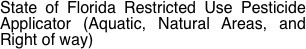 State of Florida Restricted Use
